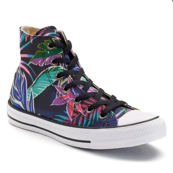 Converse Chuck Taylor All Star HI Unisex Shoes Fuchsia Glow/ Menta/ White - Picture 1 of 13